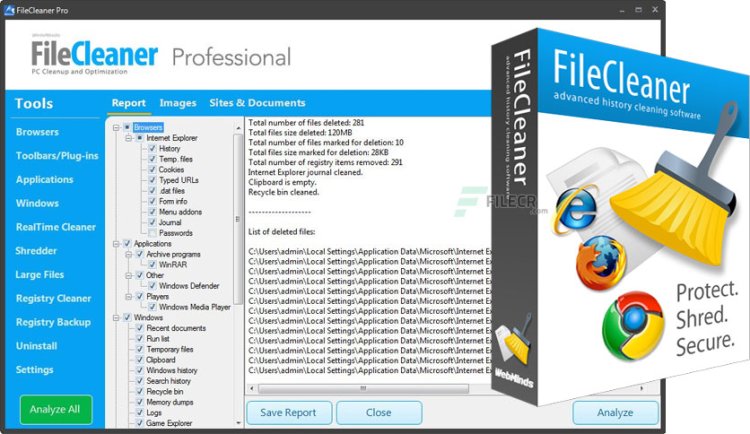 WebMinds FileCleaner Pro 2024 Free Download